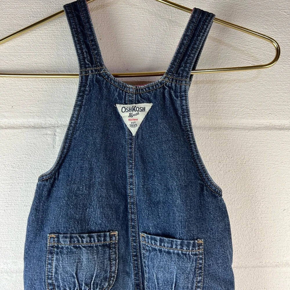 Oshkosh Fleece Lined Denim Overalls, 2T